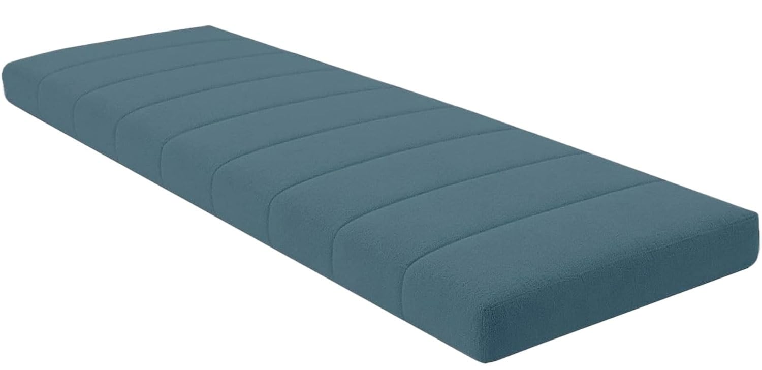 SDNAM Indoor/Outdoor Bench Cushion – 4.5 cm / 1.8 in thick – Non-Slip Seat Pad for Bay Windows, Garden Patio, Long Chairs, Swings & Porch Furniture(6@,40x40cm/16x16in)