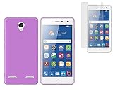 Todobarato24h Funda TPU Lisa Morada Compatible con Zte Blade L7 (5) + Protector Cristal Templado