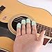 Backbayia 2pcs Finger Protectors Thumb Picks Soft Silicone Instrument Finger Protector Thumb Picks for Guitar Kalimba