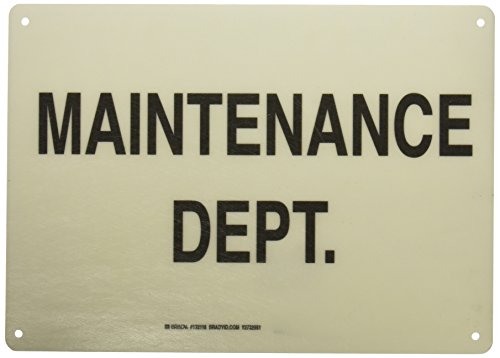 Panneau de porte Brady 132118 signalisation noire blanche 25,4x35,6 cm