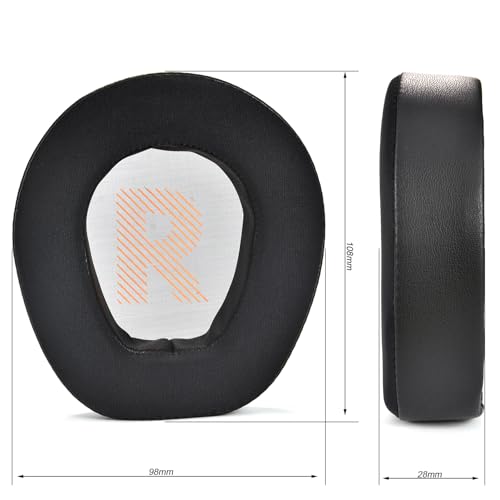 defean Koelgel oorkussens vervangende hoes kussens compatibel met JBL Quantum ONE/Q ONE / Q1 / Over-Ear ANC Performance Gaming Hoofdtelefoon, Geluidsisolatie Schuim met hoge dichtheid - Afbeelding 5