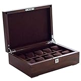 ❤GUTES GESCHENK: Dieses Uhrenbox ist ein gutes Geschenk für jede Feier oder Festival wie Valentinstag, Weihnachten, Geburtstage, Förderung, etc. Es ist auch sehr geeigenetes Geschenk für ein Mann, wer viele Uhren haben