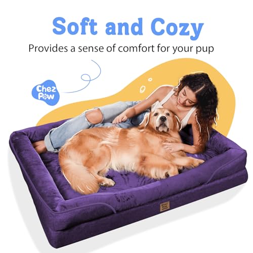 Image of Chez Paw Orthopedic Waterproof Dog Bed for Medium and Large Dogs