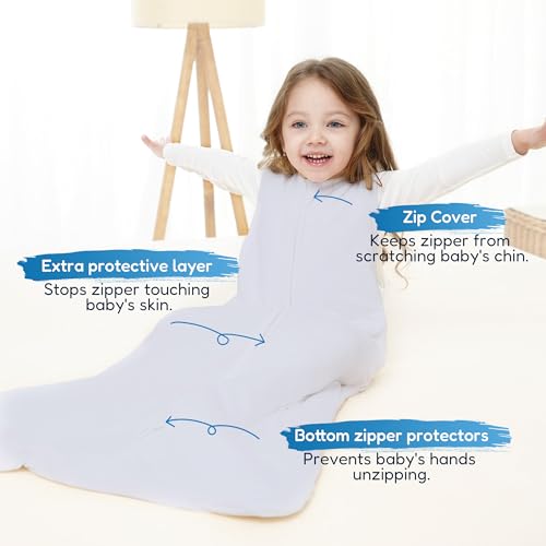 Image of TotAha Toddler Sleep Sack, 1.0 TOG, 2T-3T-4T, Purple