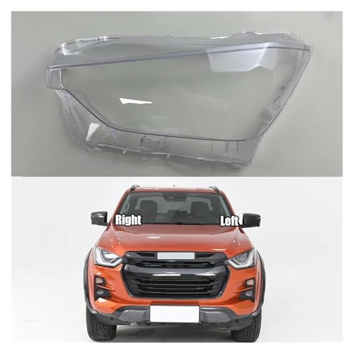 Lentille de phare Isuzu D-MAX gauche en polycarbonate transparent premium