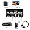 eARC Audio Extractor HDMI ARC Audio Converter eARC to HDMI Audio Optical/SPDIF RCA L/R 3.5mm Jack Digital to Analog Adapter DAC Converter