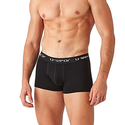 U-Wear Mens Boxer Briefs Underwear, Men’s Cotton Underwear Boxer Shorts 3 Pack Briefs For Men3