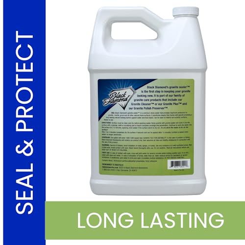 Black Diamond Stoneworks Granite Sealer: Seals and Protects. Marble Sealer Protector. Granite, Marble, and Travertine Countertop Sealer for All Stone Countertops. Enhance Your Stone’s Natural Beauty.…