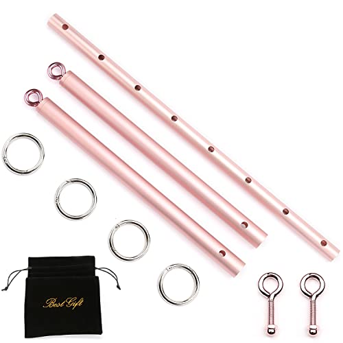 EXREIZST Adjustable Expandable Rose Gold Spreader Bar Sports Aid Training Set (Rose Gold)