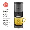 Keurig K-Mini Go Single Serve K-Cup Pod Coffee Maker, 1.24 L removable reservoir, Gray