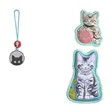 Step by Step Magic Mags „Cat Lilly“, 3-teilig, 2 Magnet-Applikationen und 1 Anhänger, Katze, passend zum Schulranzen oder Vorschulrucksack