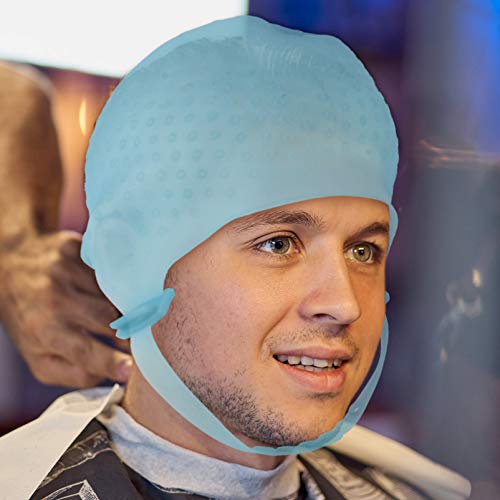 1 Unidade Capa Iluminadora De Silicone Touca De Destaque Para Cabelo Com Gancho Ferramentas De Estil