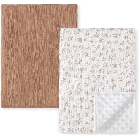 Yoofoss Baby Blankets 2 Pack Cover