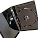 Maxtek Premium Grade Shiny Black Single CD DVD Blu-ray Disc Case, 14mm (10)