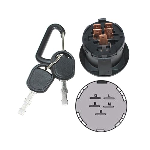Llave de encendido de recambio mecánico para tractor de jardín serie 17AF2ACP206 2