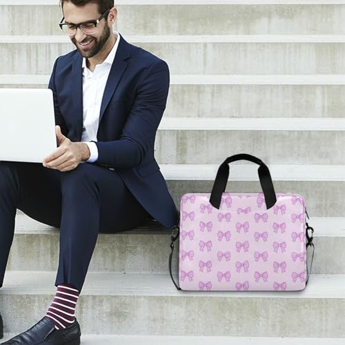 Funda para portátil 15.6" con correa y asa morada miniatura 3