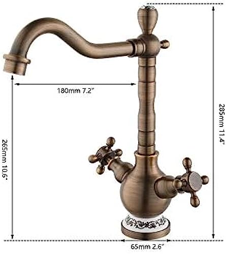 Mitigeur de lavabo avec bec pivotant fluide et double commande pour un dosage précis - 6