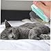 VICASKY Cat Hair Comb for Grooming Shedding Dual Function Massage Brush for Loose Fur Tangled Hair Non Slip Handle Compact Design for Easy Carrying