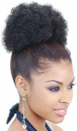 Afro Kinky Curly Puff Drawstring Bun Ponytail