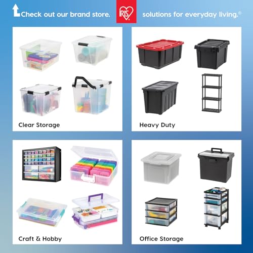 Iris 100263 Usa 54 Qt Stackable Plastic Storage Bins thumb #1