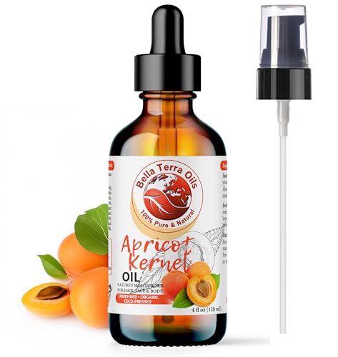 Bella Terra Oils - Organic Apricot Kernel Oil 4oz -
