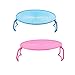 Vassoio rotondo vaporizzatore microonde Rack multifunzionale vassoi Rack Vassoio microonde plastica multifunzionale rack forno a microonde frigorifero rosa blu 2 pezzi