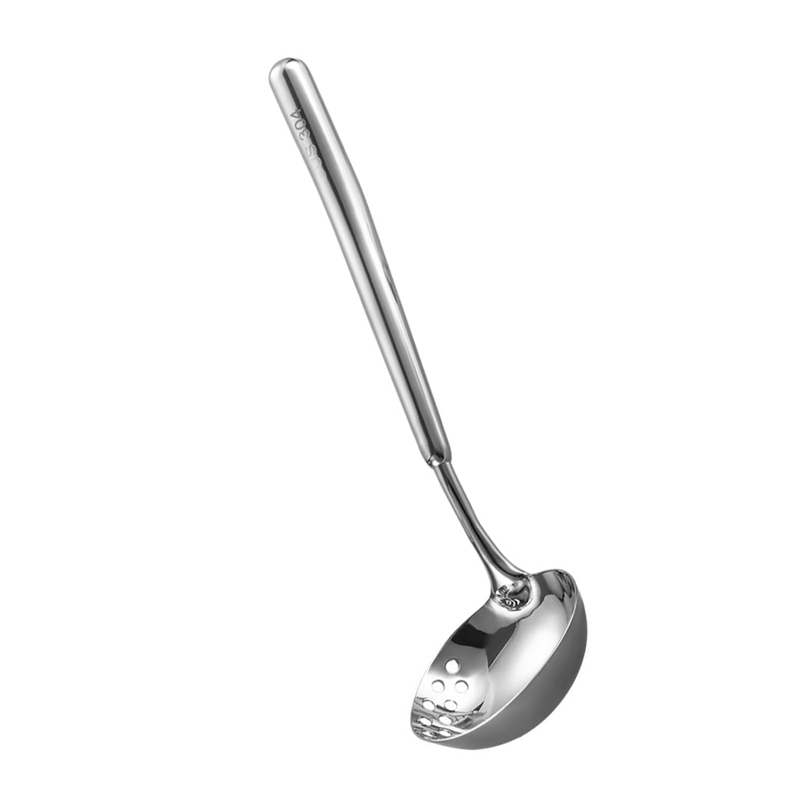 Buxuaaaa 304Stainless Steel Skimmer Spoon Soup Spoon Frying Strainer Meshs Skimmer Suitable for Kitchen Cooking and Draining Skimming
