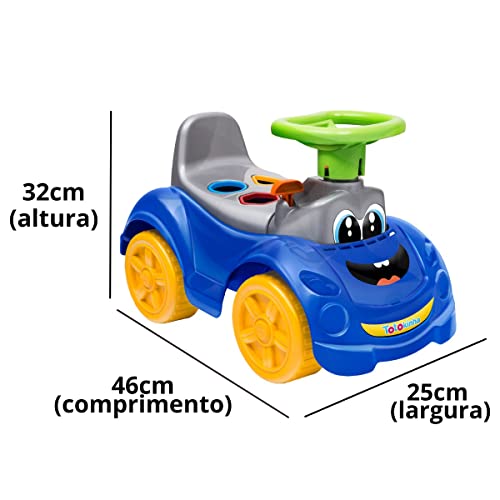 Totokinha Triciclo Menino Andador Sport Motoca Azul Infantil Bebe