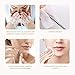 Anjou Blackhead Remover Comedone Extractor, Curved Blackhead Tweezers Kit, 11-Heads Professional Stainless Pimple Acne Blemish Removal Tools Set, Silver