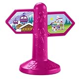 Original-Ersatzteil Ersatzteil für Fisher-Price Little People Spielset – HMK85 ~ Rosa Skipiste Richtungsschild ~ inspiriert von Barbie-Puppe Little-People Puppenhaus ~ funktioniert hervorragend mit jedem kleinen Leute