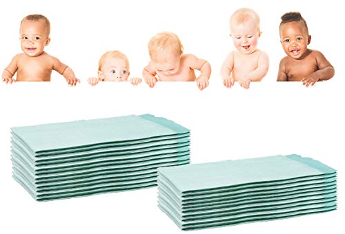 Cambiador de pañales desechable para bebé, 200 unidades, 60 x 90 cm, absorbente