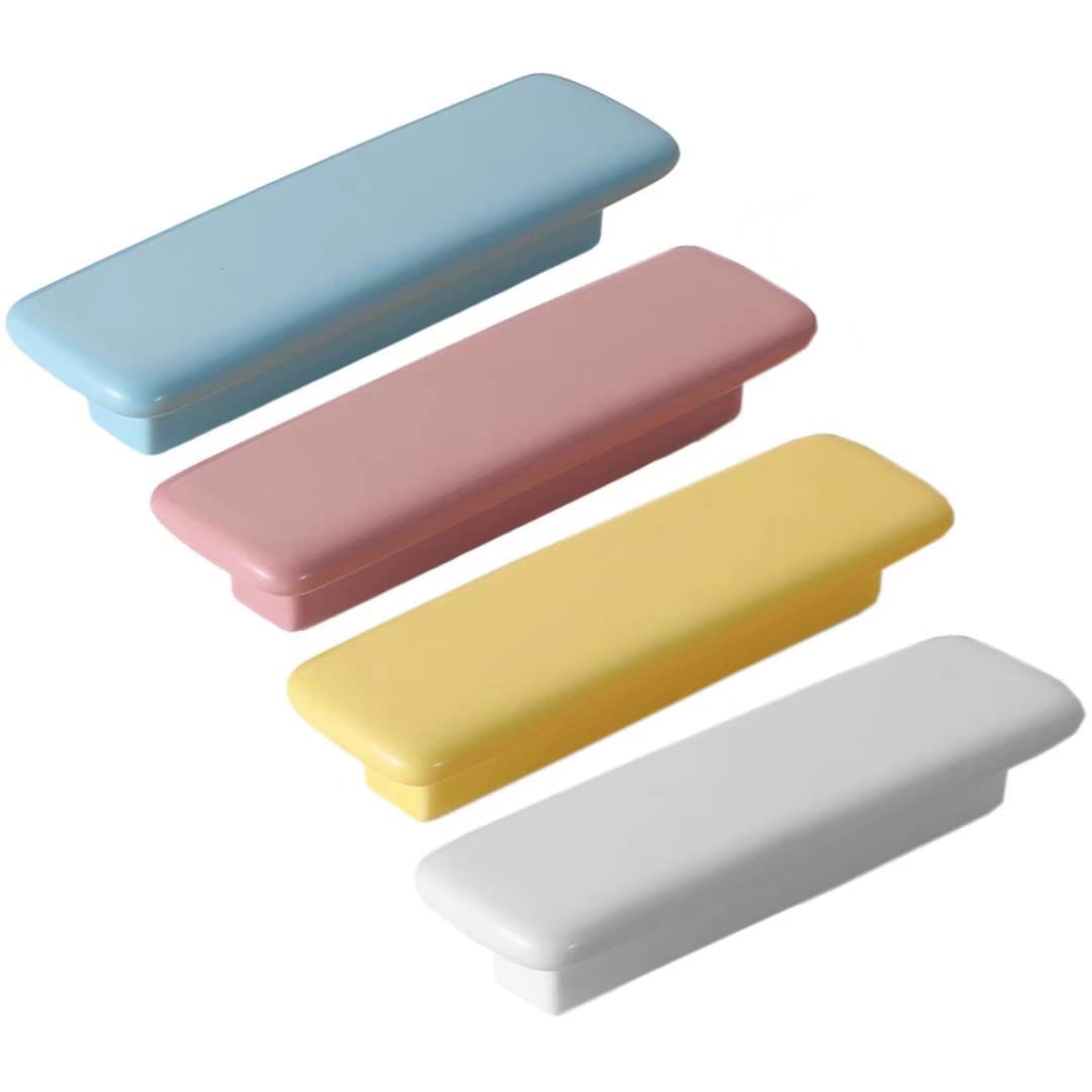 20 confezioni di maniglie da cucina in ceramica bianca per armadietti, cassetti, maniglie per camera da letto, armadietti, cassettiere, maniglie decorative, pomelli per porta