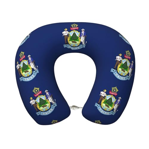 Almohada de Viaje de Fibra de Poliéster Tamaño Único miniatura 1