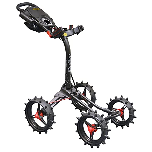 Clicgear Unisex Hedgehog Wheels FÜR Clicgear 8 0 4er-Pack, Schwarz, Einheitsgröße