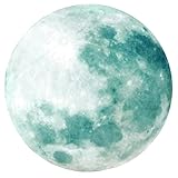 LOORGVEL シーライト発光 月のウォールステッカー 壁や窓に貼れる装飾デカール リビング 寝室 オフィス用 内装 デコレーション 素材 使用可能 夜間発光デザイン