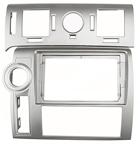 7 inch / 9 inch Compatible for Hummer H2 Silver Radio Stereo Dash Installation Mount Kit