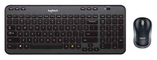Logitech Wireless Combo MK360 – Includes Keyboard with 12 Programmable Keys and Wireless Mouse, Compact Package Perfect for Travel, 3-Year Battery Life (Renewed)