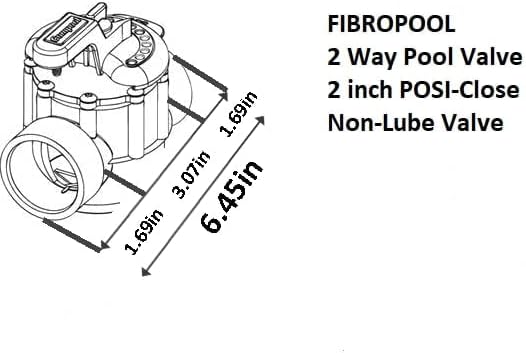 FibroPool 2" POSI- Close 2 Way Non- Lube Valve