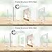 Happy Reunion 8x8 Picture Tiles | Mix Tiles Picture Frames Stick on Wall | Photo Tiles Peel and Stick Picture Frames as Gallery Wall Frame Set (White - 9 Pcs)
