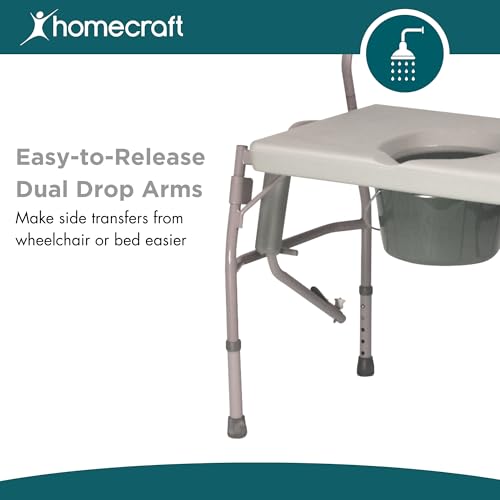 Chaise percée pour personnes souffrant d'obésité robuste 454kg - 7