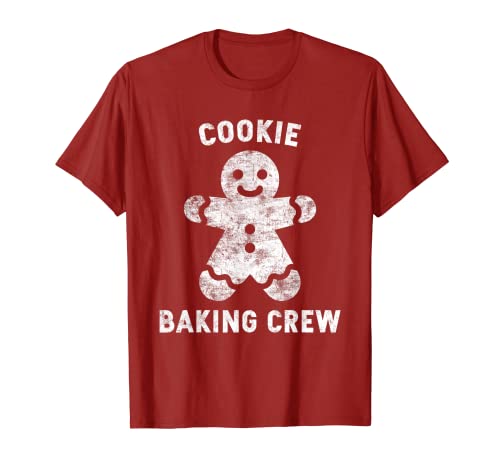 Galletas Hornear Crew Camiseta Navidad Familia Gingerbread Team Camiseta