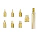 Soldering Iron Tips for Heat-Set Inserts, 8-Pack Brass Tip Kit Compatible with TS100/TS101/Pinecil V2* (Adapter Required), Hakko 900M/T18 & Weller - for M2-M8 Thread Inserts in 3D Printing