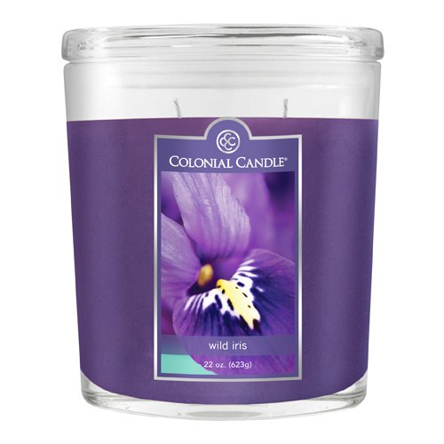 Colonial Candle 22Ounce Scented Oval Jar Candle, Vanilla Amazon.in Home & Kitchen