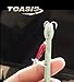 Toasis Plastic Fishing Hook Disgorger 2pcs Fish Hook Remover Tools (Green & Yellow)