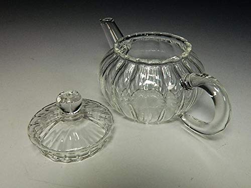 送料無料，品質保証 【瑞】ガラス製　後手急須　茶道具　