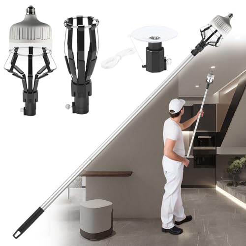 Allyplay 2026 Upgraded 12FT Light Bulb Changer for High Ceilings by Allyplay - Used condition - US$19.95