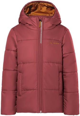 VAUDE Kinder Isolationsjacke Kids Lulea Insulation Jacket, mit praktischer Mitwachs-Funktion, bequem und pflegeleicht, mit reflektierenden Elementen, redeva, 92