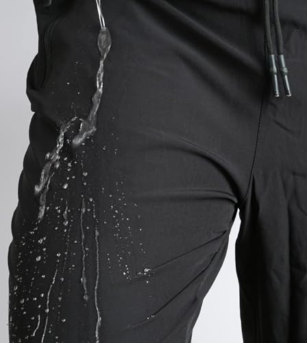 Image of Men's Lightweight Hiking Pants Breathable Quick Dry Fit Waterproof Camping Fishing Running Athletic Active Jogger Pant