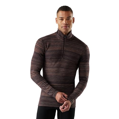 SmartWool Mens, Classic Thermal Merino Base Layer 1/4 Zip, Mink Color Shift, Small by Smartwool - Used condition - US$72.41