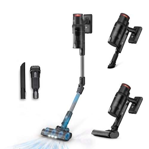 Ufesa Z7 Digital Akku Staubsauger, Selbstladender-Flexibler, 29.6V, LED Touchscreen, 26KPa, 500W, 80...